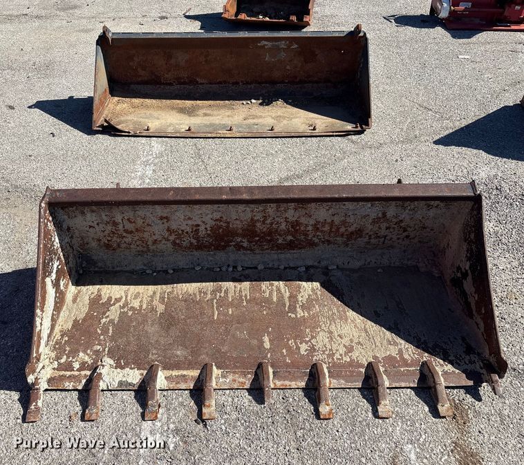 image for item EU4055 (2) skid steer buckets