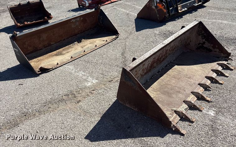 image for item EU4055 (2) skid steer buckets