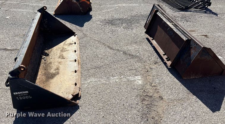 image for item EU4055 (2) skid steer buckets