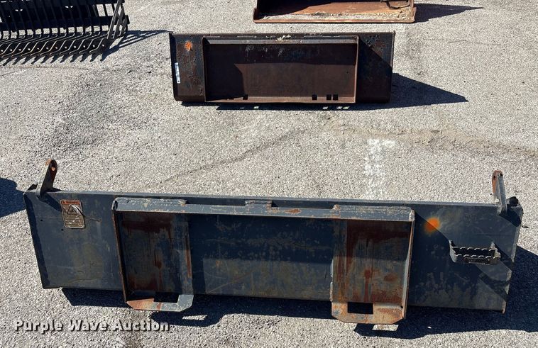 image for item EU4055 (2) skid steer buckets