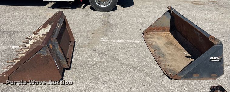 image for item EU4055 (2) skid steer buckets