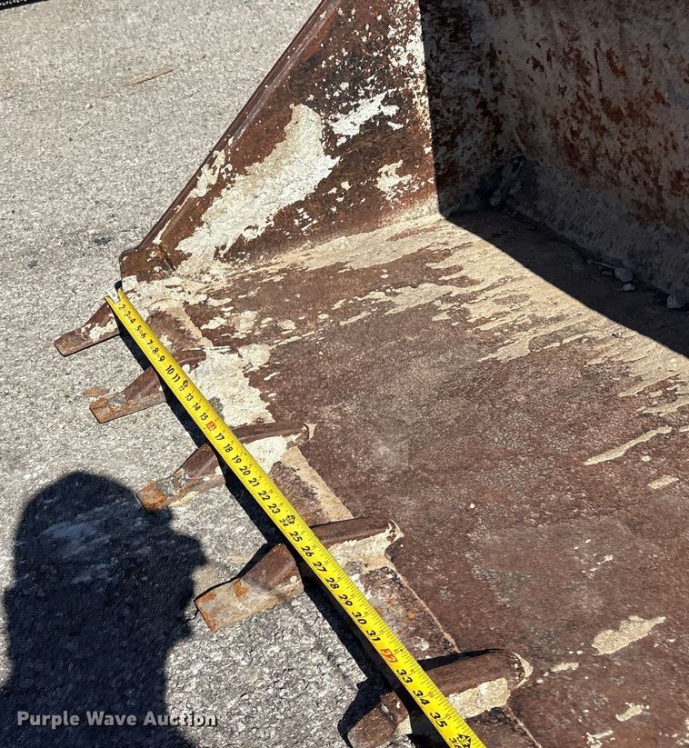 image for item EU4055 (2) skid steer buckets