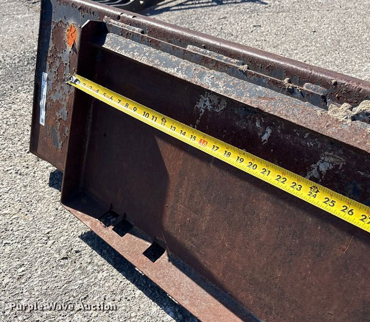 image for item EU4055 (2) skid steer buckets