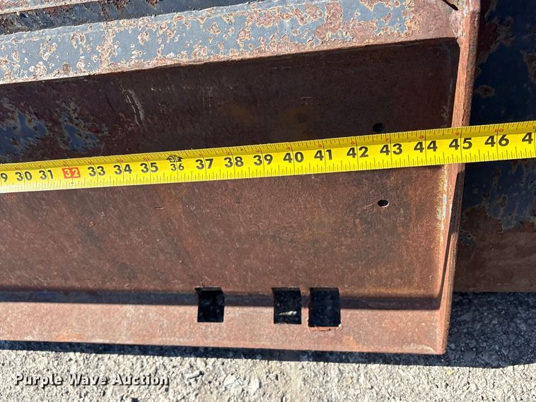 image for item EU4055 (2) skid steer buckets