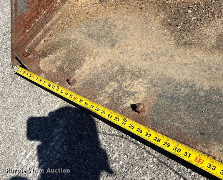 image for item EU4055 (2) skid steer buckets