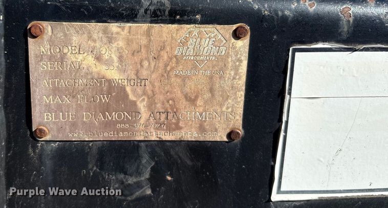 image for item EU4059 Blue Diamond 108795 four-in-one skid steer bucket