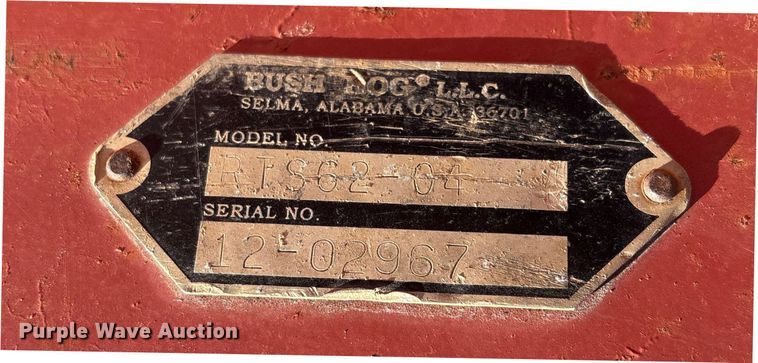 image for item EU4060 Bush Hog RTS62-04 rototiller