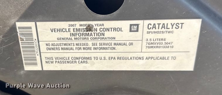 image for item EU4066 2007 Chevrolet Malibu 