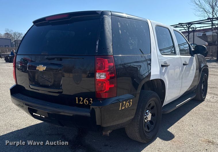 image for item EU4068 2012 Chevrolet Tahoe Police SUV