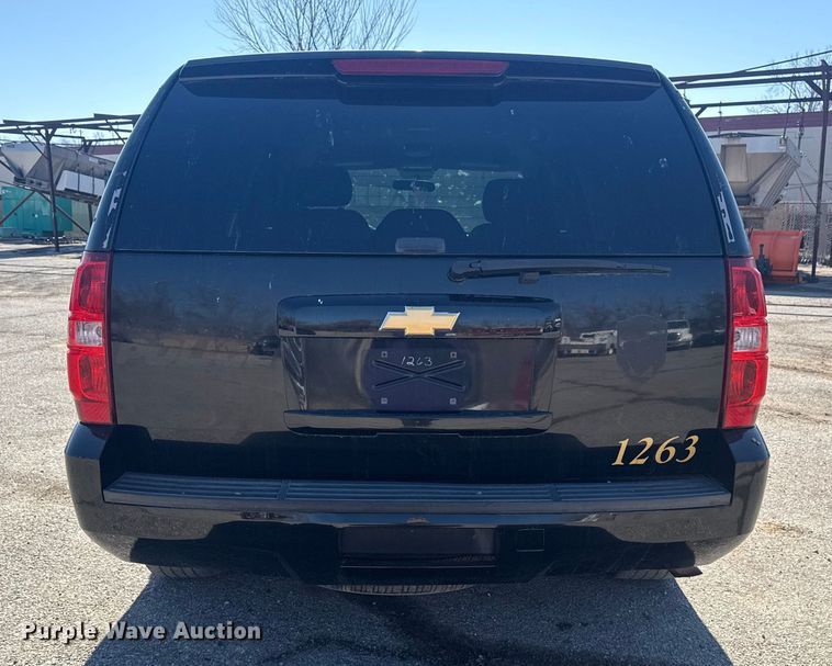 image for item EU4068 2012 Chevrolet Tahoe Police SUV