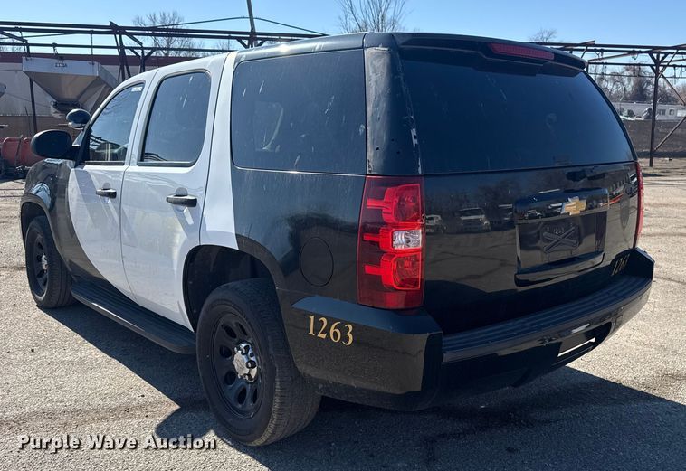 image for item EU4068 2012 Chevrolet Tahoe Police SUV