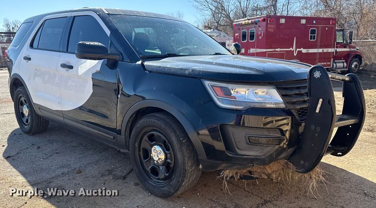 image for item EU4074 2017 Ford Explorer Police Interceptor SUV