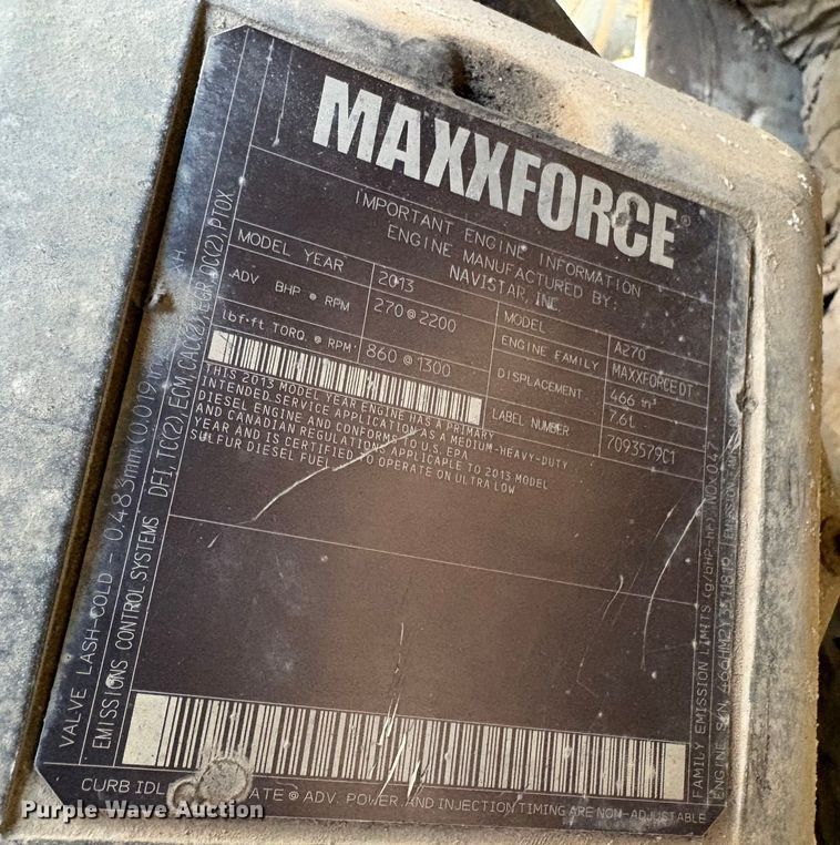 image for item EU4078 1984 International 7400 dump truck