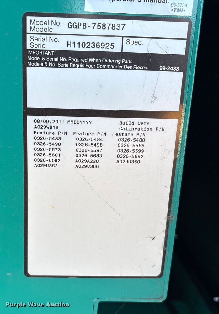 image for item EU4080 Cummins Power Generation GGPB-7587837 generator