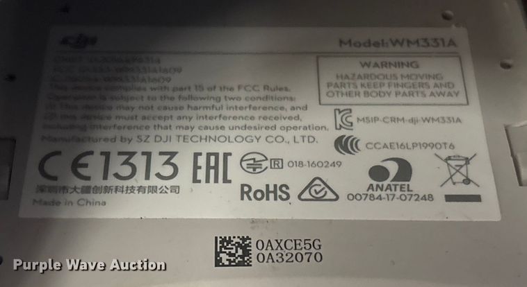 image for item EU4085 DJI WM331A drone