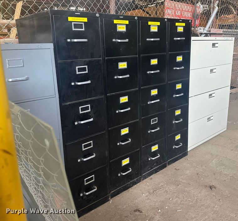 image for item EU4092 (6) filing cabinets