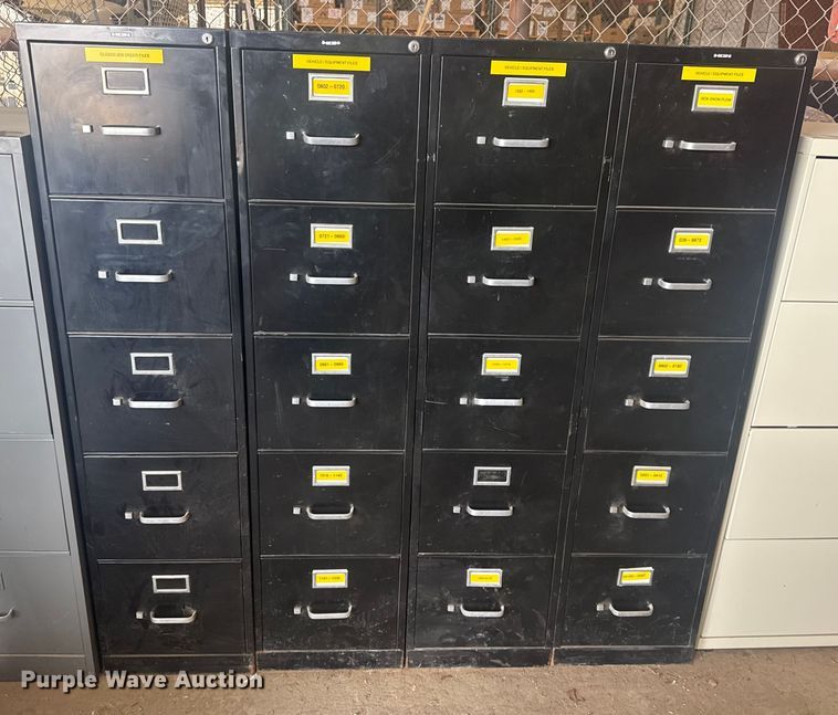 image for item EU4092 (6) filing cabinets