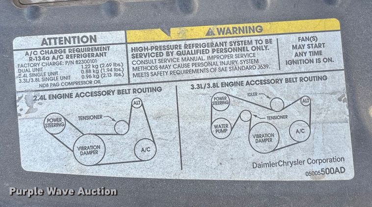 image for item EV2678 2002 Dodge Caravan van