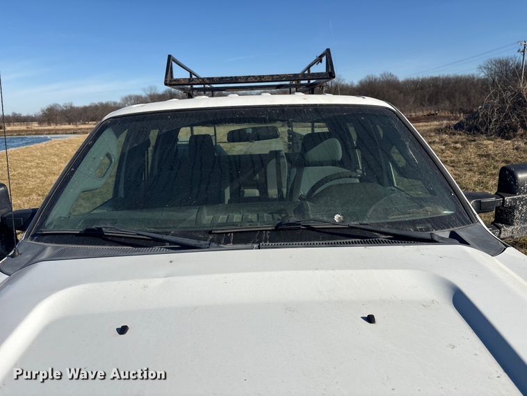 image for item EV2684 2013 Ford F250 Crew Cab utility bed pickup truck