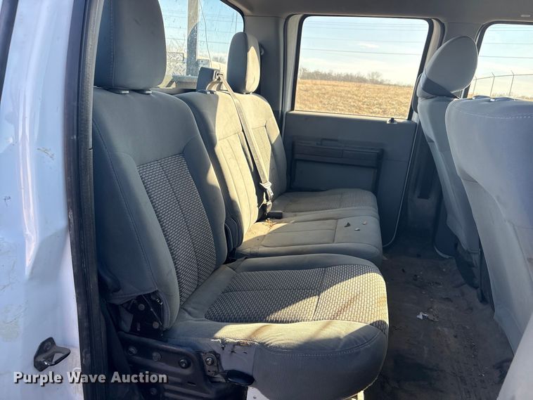 image for item EV2684 2013 Ford F250 Crew Cab utility bed pickup truck