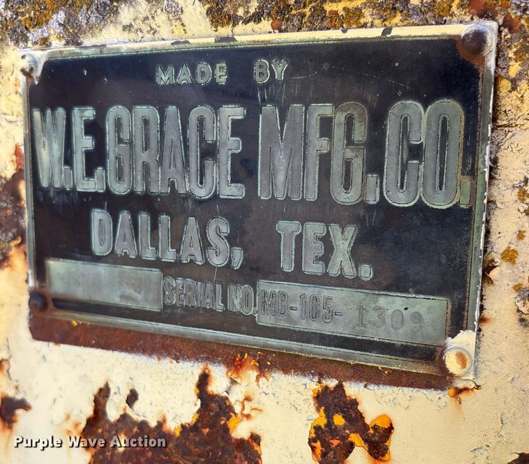 image for item FB3022 W.E. Grace pull behind broom