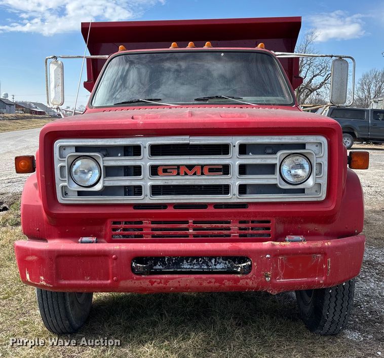 image for item FB3026 1986 GMC C7 dump truck