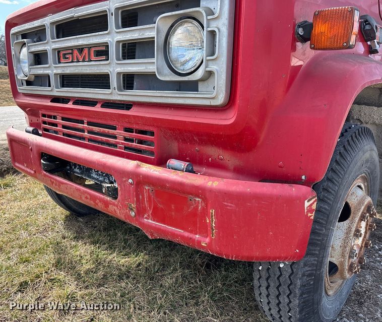 image for item FB3026 1986 GMC C7 dump truck
