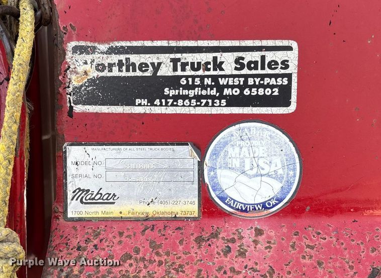 image for item FB3026 1986 GMC C7 dump truck