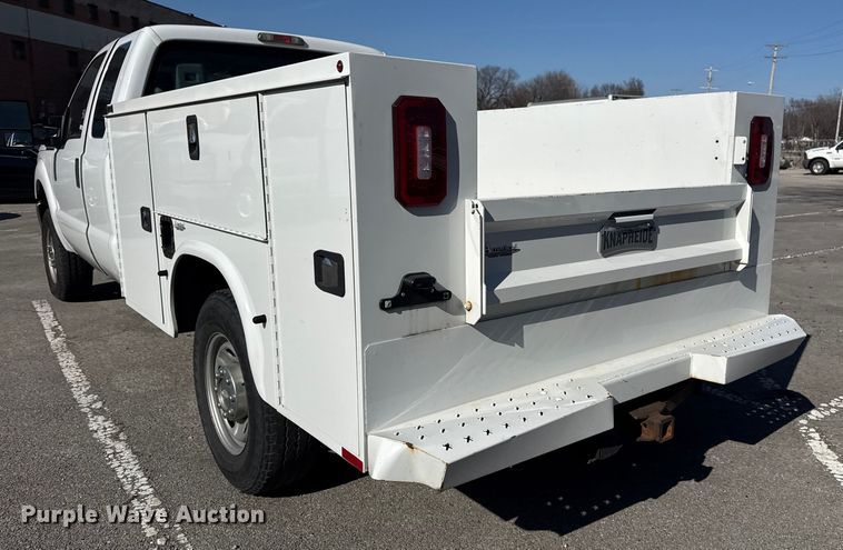 image for item FB8595 2012 Ford F250 Super Duty XL Ext. Cab utility bed pickup truck