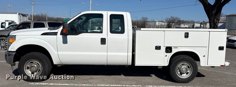 image for item FB8595 2012 Ford F250 Super Duty XL Ext. Cab utility bed pickup truck