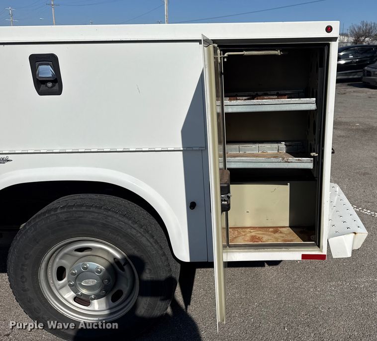 image for item FB8595 2012 Ford F250 Super Duty XL Ext. Cab utility bed pickup truck