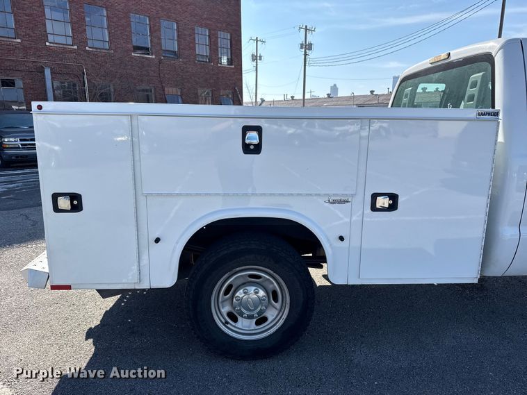 image for item FB8595 2012 Ford F250 Super Duty XL Ext. Cab utility bed pickup truck