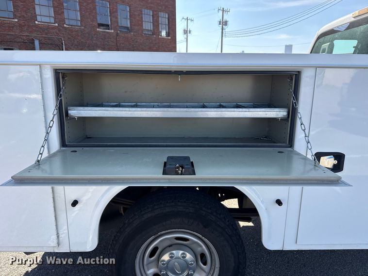 image for item FB8595 2012 Ford F250 Super Duty XL Ext. Cab utility bed pickup truck