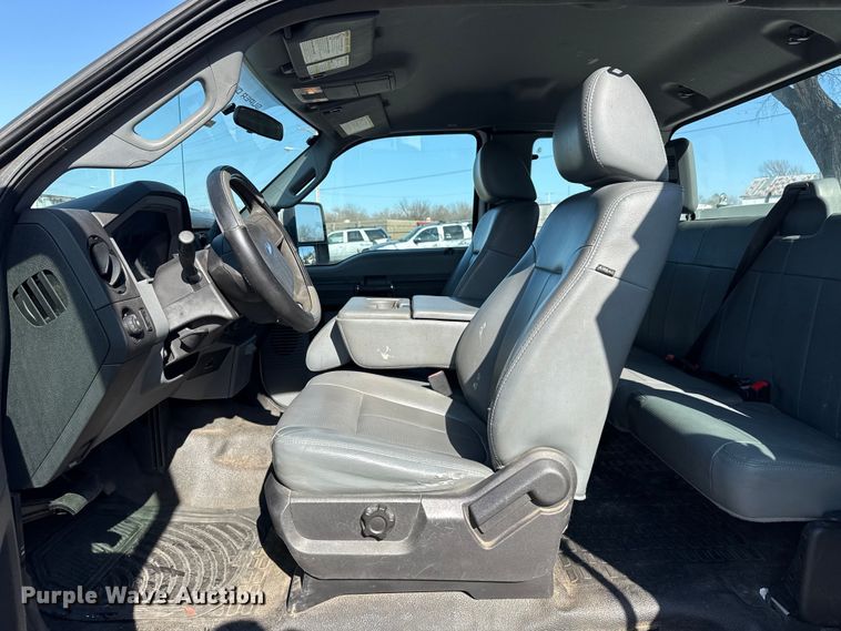 image for item FB8595 2012 Ford F250 Super Duty XL Ext. Cab utility bed pickup truck