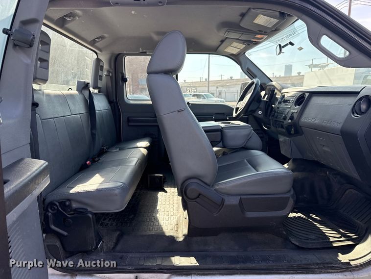 image for item FB8595 2012 Ford F250 Super Duty XL Ext. Cab utility bed pickup truck