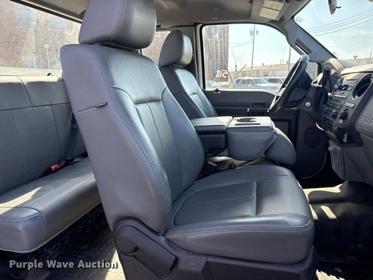 image for item FB8595 2012 Ford F250 Super Duty XL Ext. Cab utility bed pickup truck