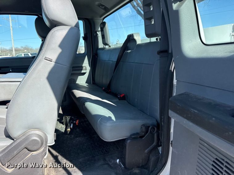 image for item FB8595 2012 Ford F250 Super Duty XL Ext. Cab utility bed pickup truck