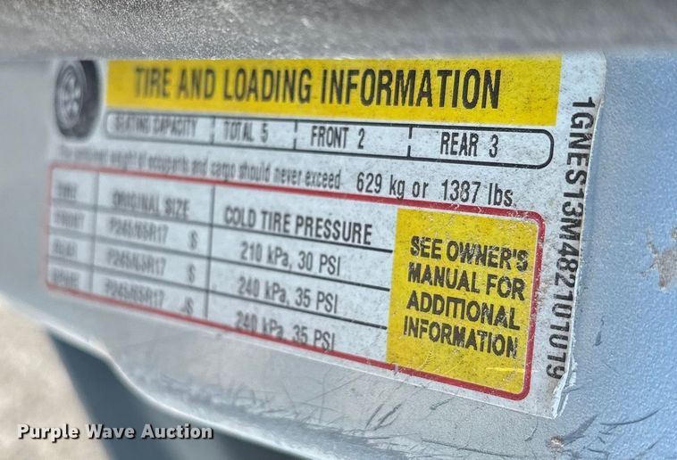 image for item FB8598 2008 Chevrolet Trailblazer SUV