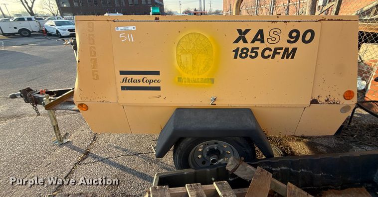 image for item FB8599 1995 Atlas Cooco XAS99JD air compressor
