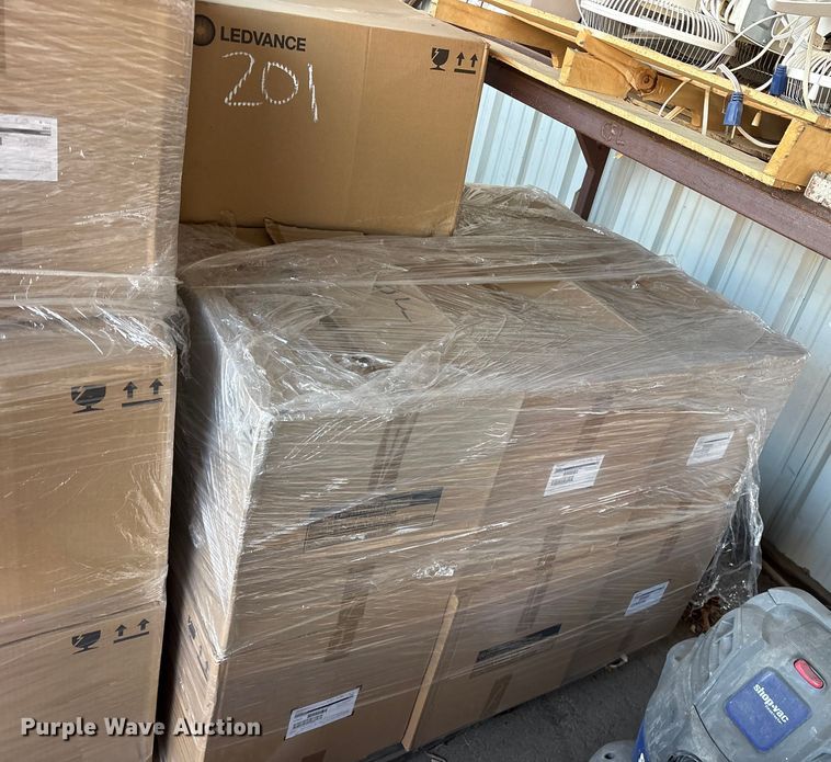 image for item FB8600 (3) pallets of approximately 200 Sylvania H.I.D lamps