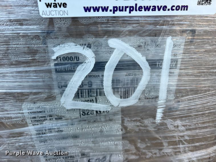 image for item FB8600 (3) pallets of approximately 200 Sylvania H.I.D lamps