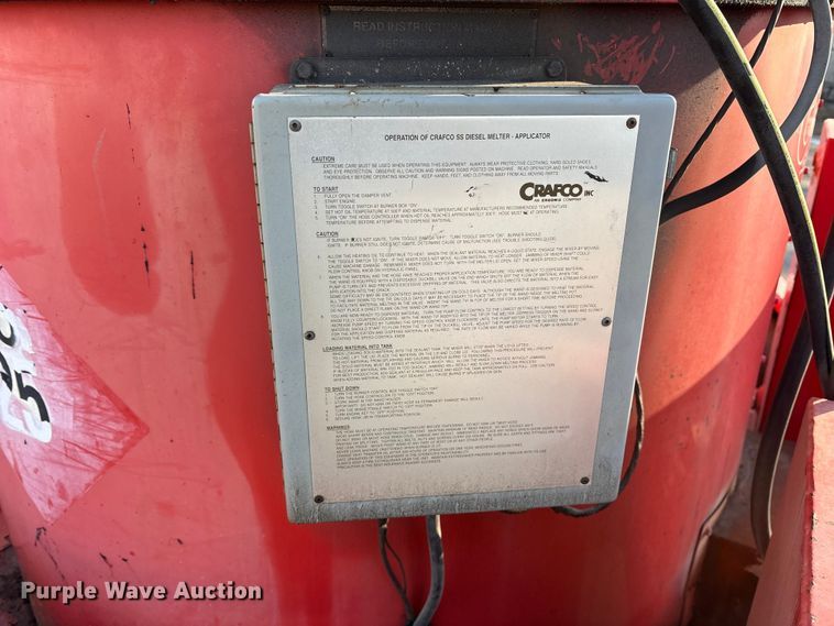 image for item FB8612 1999 Crafco SS250 melter applicator