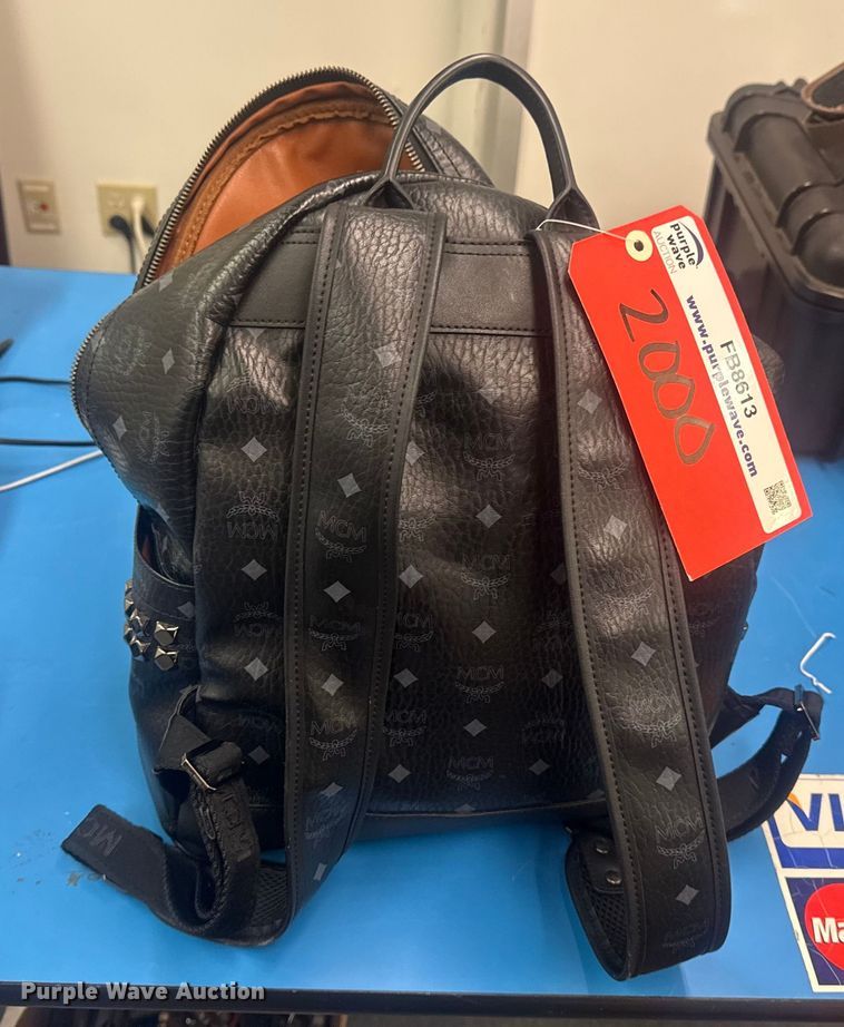 image for item FB8613 MCM Stark Visetos canvas backpack