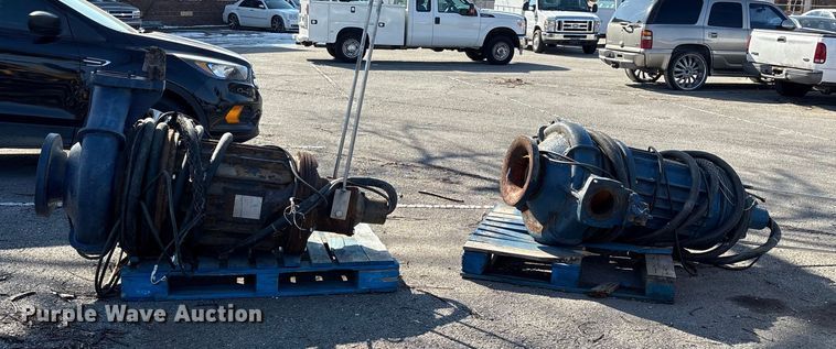 image for item FB8631 (2) Fairbanks Morse submersible  pumps