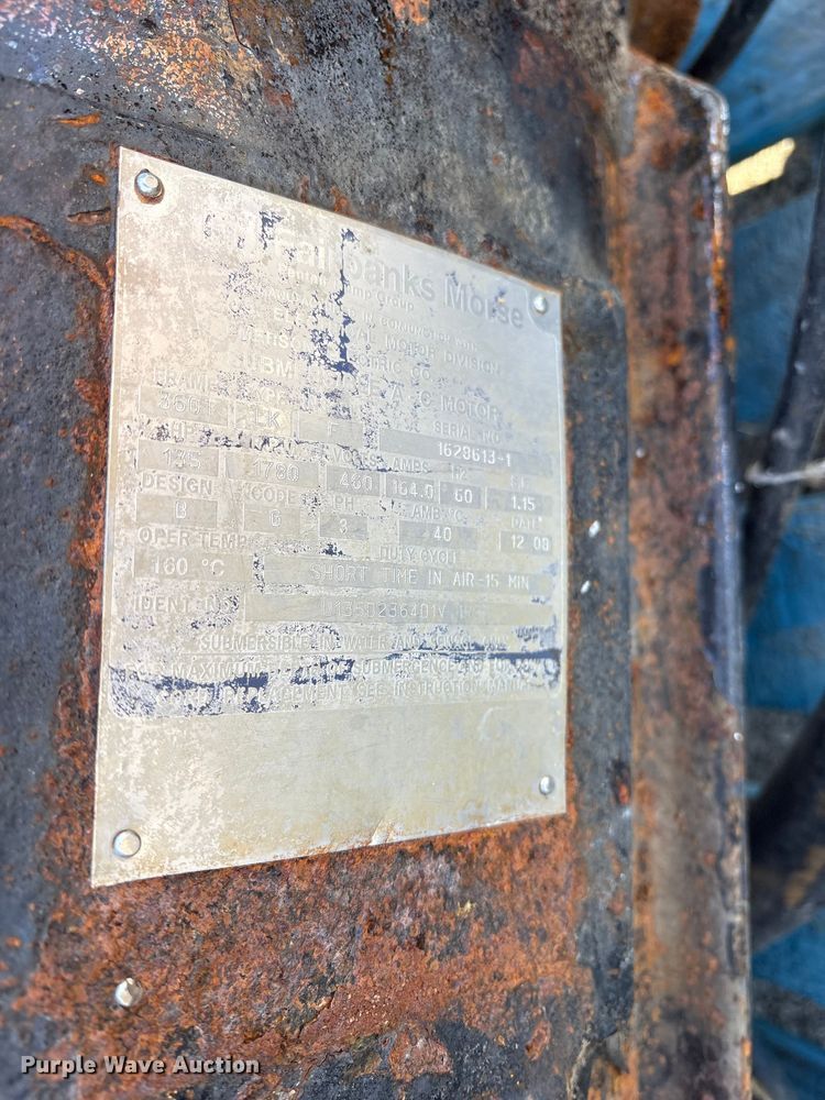 image for item FB8631 (2) Fairbanks Morse submersible  pumps