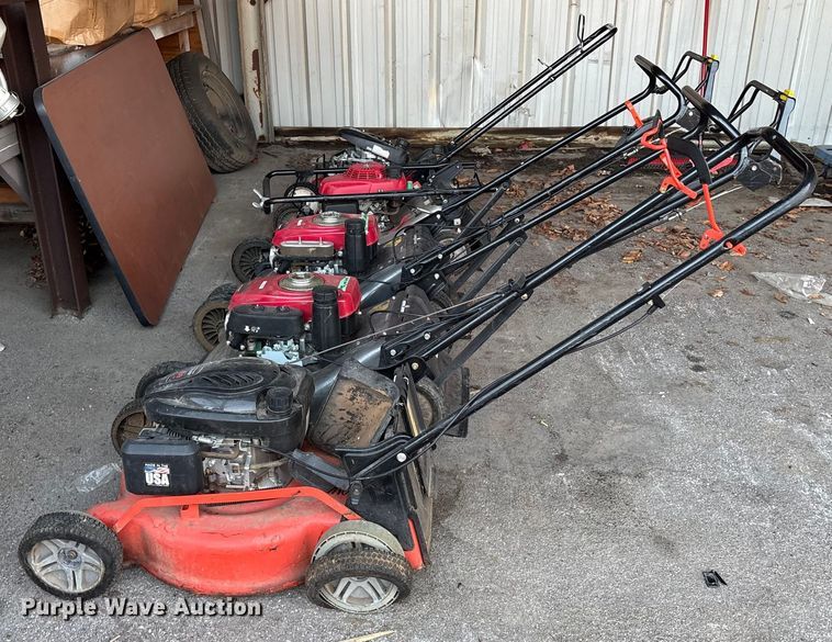 image for item FB8636  (5) push mowers 