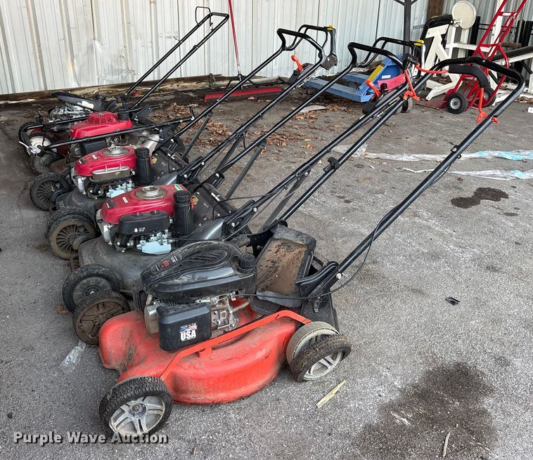 image for item FB8636  (5) push mowers 
