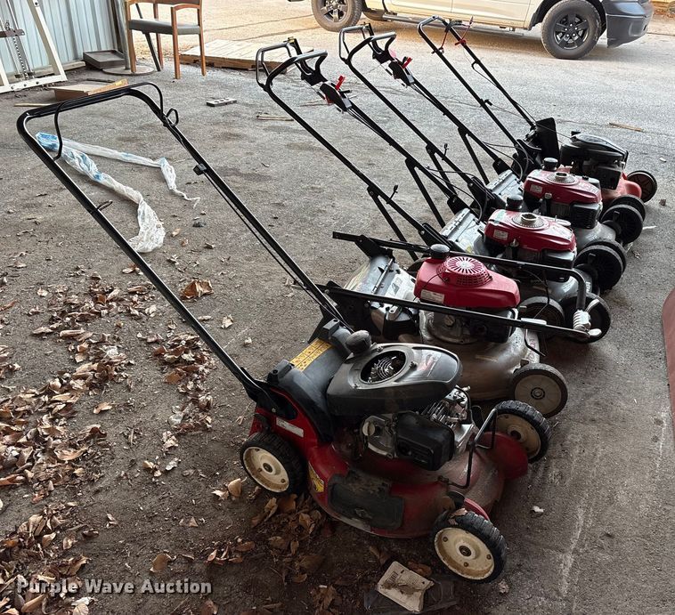 image for item FB8636  (5) push mowers 