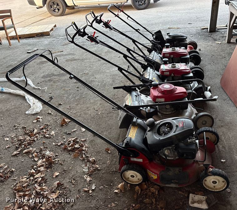 image for item FB8636  (5) push mowers 