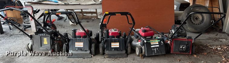 image for item FB8636  (5) push mowers 